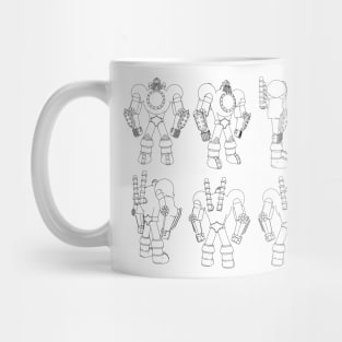 Robot Art Mug